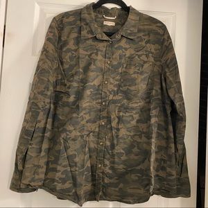 Merona Camouflage Button up